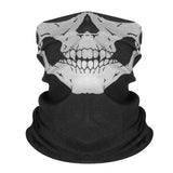 Seamless multifunctional magic headscarf cycling mask warm Halloween props skull head changeable scarf