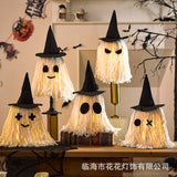 Halloween decorations and festive supplies luminous pumpkin lights string night light atmosphere props decorative desktop ornaments