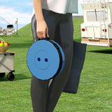 Rainbow outdoor telescopic portable folding stool extra thick foldable plastic fishing household stool queuing train travel