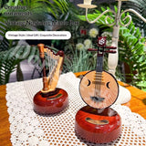 Unique Harp Music Box Artistic Decor Ornament for Homestay & Living Room Ideal Festival & Graduation Gift