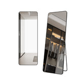 Full-length dressing mirror floor-standing mirror home wall-mounted wall-mounted net celebrity girl bedroom makeup wall-mounted three-dimensional fitting mirror