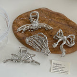 Alloy ribbon butterfly clip can grab large hair shark clip back of the head high-end metal hairpin hair accessories