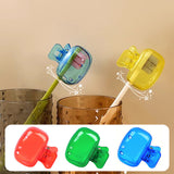Cross-border hot-selling toothbrush storage clip portable plastic toothbrush box toothbrush protective cap travel essential toothbrush protective cap