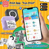 Cross-border hot selling mini printer wireless mobile phone Bluetooth thermal inkless small home label printer