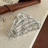 Alloy ribbon butterfly clip can grab large hair shark clip back of the head high-end metal hairpin hair accessories