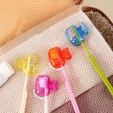 Cross-border hot-selling toothbrush storage clip portable plastic toothbrush box toothbrush protective cap travel essential toothbrush protective cap