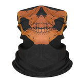 Seamless multifunctional magic headscarf cycling mask warm Halloween props skull head changeable scarf