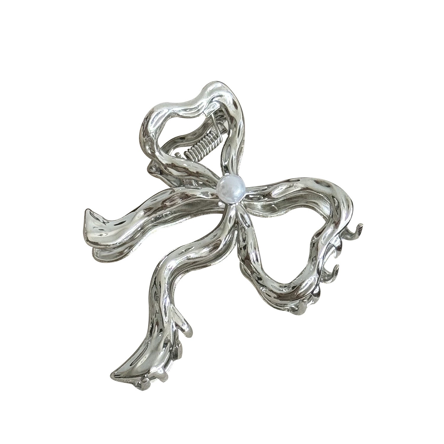 Alloy ribbon butterfly clip can grab large hair shark clip back of the head high-end metal hairpin hair accessories