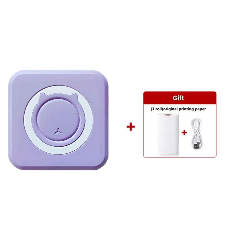 Cross-border hot selling mini printer wireless mobile phone Bluetooth thermal inkless small home label printer