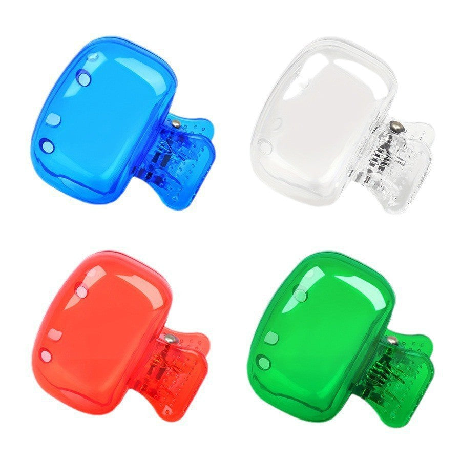 Cross-border hot-selling toothbrush storage clip portable plastic toothbrush box toothbrush protective cap travel essential toothbrush protective cap