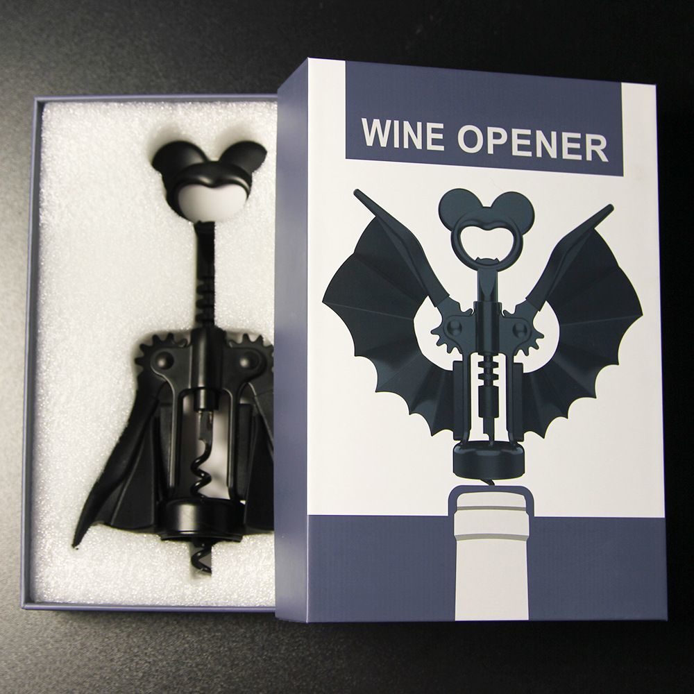 New 2 in 1 wine bottle opener bat bottle opener creative bottle opener zinc alloy dual-use beer bottle opener